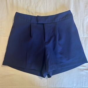 a new day Navy Pleated Front Dress Shorts